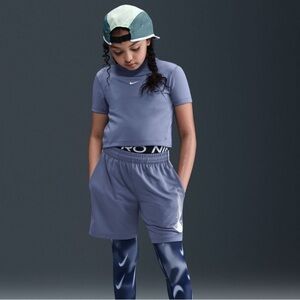 Nike Girls' Pro Dri-FIT Short
Sleeve Top Size XS 6-7 NWT